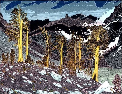 The High Sierra Note Card Box (cards)