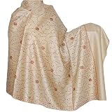 Shawl and Wraps with Embroidery on Wool Fabric from Kashmir 80 x 40 (ebs304)