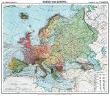 Historsiche Karte: Europa, um 1910 (Plano): Carl Flemmings Generalkarten - Friedrich Handtke