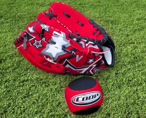 Coop First Catch Glove & Ball - Red