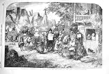 ALIMENTS POUR ANIMAUX 1856 DU MARCHÉ DE JOUR DE STALLE DE VENDEURS D'ÂNE Image du produit