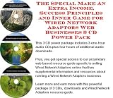 The Insider's How To Earn Extra Money, Marketing and Success Principles for Wired Network Adaptors Web Biz 3 Course + Resource Guide