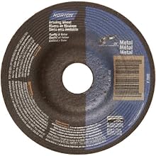 Norton Metal Depressed Center Abrasive Wheel, Type 27, Aluminum Oxide