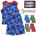 .【FADED GLORY】キッズ ルームウェア(セットアップ)「87652」ルームウェア 寝巻き 部屋着 パジャマ 子供服 キッズ セットアップ 上下セット ボーイズ ガールズ 男の子 女の子 KIDS BOYS GIRLS