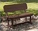 Garden Bench 48 Inch-White