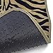 BDK Beige Zebra Seat Covers & Floor Mats Set Fur Print Complete - Full Set, Universal Fit