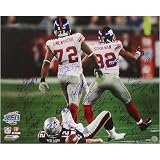 New York Giants 2007 Team Signed - Osi and Strahan - Limited Edition Autographed 20x24 Photograph with 34 Signatures