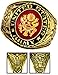 Army Ring - 18K Heavy Gold Electroplated Ring with Army Ring - 18K Heavy Gold Electroplated Ring with