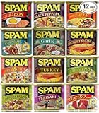 Large Spam Lovers Sampler 12oz Cans (Pack of 12 Different Flavors)