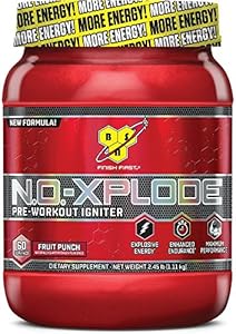 BSN N.O.-XPLODE - Fruit Punch, 2.45 lb (60 servings)