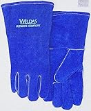 Welding Glove All-Purpose - Left hand only - Blue - Wide Body - Small - 14