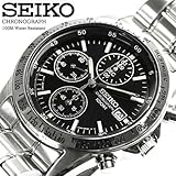 [SEIKO]セイコー クロノグラフ 1/20秒高速測定モデル 腕時計 SND367P メンズ Mens 海外モデル 逆輸入 ウォッチ バックル ［並行輸入品］ [並行輸入品]