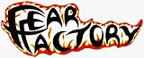 Fear Factory - Logo with Flames - Large Jumbo Vinyl Sticker / Decal