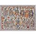 Mixed Media Art Madhubani Paintings Home Decor Organic Color Paper 22 x 30 inches