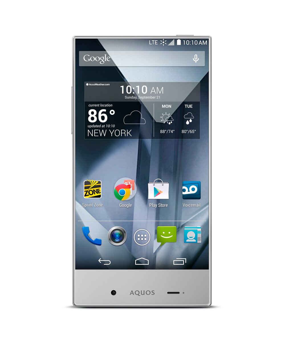 Sharp Aquos Crystal Silver (Sprint Prepaid)