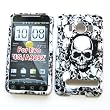 HTC EVO 4G (Sprint) Rubberized Snap-on Protector Hard Cover "Skullerific" Design