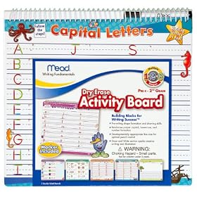 Mead Letters and Numbers Dry Erase Boards, 12-5/8 x 11-3/4-Inches (54216)
