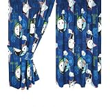 Character World Thomas Steam Curtains with Tie Backs, 72 Inch