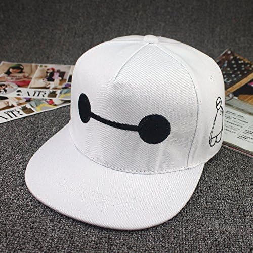 Cute Kids Boy Girl Big Hero 6 Baymax Adjustable Snapback Hat Baseball Cap Toy
