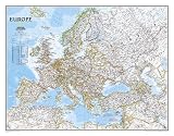 National Geographic Europe Classic Wall Map (tubed)