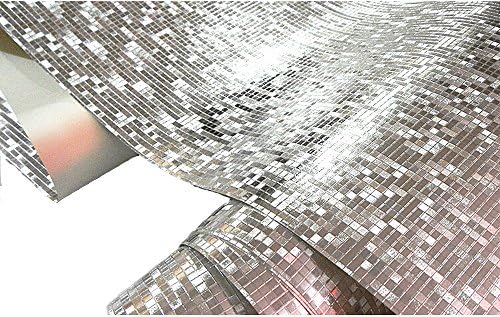 Blooming Wall: Luxury Bling Grid Pattern Wall Paper Roll For Bathroom Ceiling Shop, High Quality,20.8 In*32.8 Ft=57 Sq Ft,Bling Silver