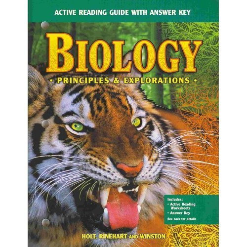 Biology - Active Reading Guide with Answer Key (Principles adn Explorations)