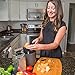 Professional Chef's Ceramic Kitchen Knife Huge 8 Inch Razor Sharp Perfect for Cutting Vegetables Fruits Meats & Sushi Rolls