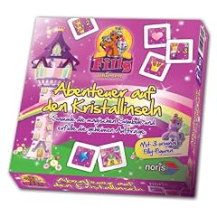 Noris-Spiele 606017358 - Filly Unicorn - Abenteuer auf den Kristallinseln