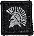 Spartan Head 1x1 inch Military Patch / Morale Patch - Multiple Colors