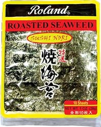 Roland Roasted Seaweed, 1-Ounce Packages (Pack of 10)
