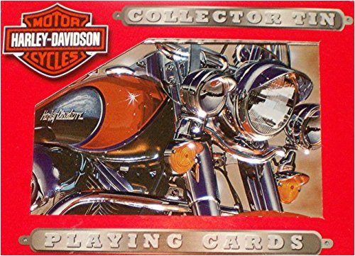 Harley Davidson Collector Tin with 2 Decks of Playing Cards Harley Davidson Collector Tin with 2 Decks of Playing Cards