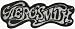 Aerosmith - Shiny Silver Glittery Retro Logo - Sticker / Decal Image