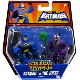 DC Batman Brave and the Bold Action League Mini Figure 2Pack Batman Vs. The Joker