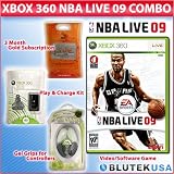 Xbox 360 NBA Live 09 Ultimate Gaming Combo