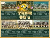 Green Bay Packers Team of the 60's NFL Football Championship 15x19 Plaque