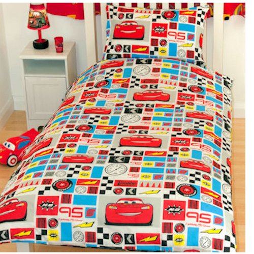 Disney Cars Junior Cot Bed Duvet Quilt Bundle Set
