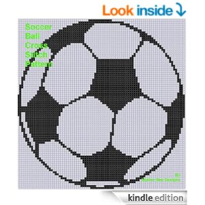 Amazoncom Soccer Ball Cross Stitch Pattern eBook Mother Bee Designs Game on free sportsthemed crossstitch patterns