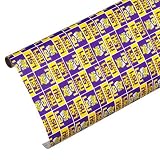 NCAA LSU Tigers Spirit Block Wrapping Paper