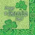 Saint Patrick's Day Clover Beverage Napkins, 24ct