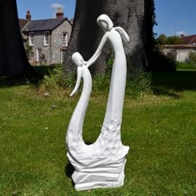 Large Contemporary Art Sculptures - Loving Mother Modern Garden Statue