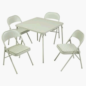 Meco/Samsonite E48-34SN91 Table And Chairs Set