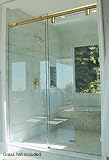 CRL 60 Polished Brass Hydroslide 180 Degree Standard Sliding Shower Door Kit