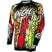O'Neal Unisex-Adult Element Vandal BLK L (Black/Neon/Red, Large)
