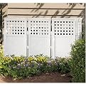 Outdoor Screen Enclosure - White