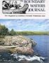 Boundary Waters Journal