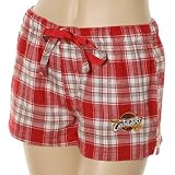 NCAA Cleveland Cavaliers Ladies Wine Plaid Harmony Pajama Shorts (Small) Amazon.com