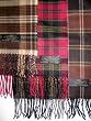 100% Cashmere Wool Velvety Feel Plaid Design Scarf / Muffler - 30+ Plaid Designs