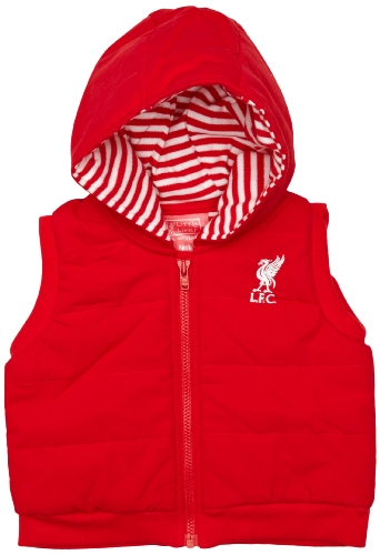 Zig Zag LFC009 / Liverpool FC Gilet, Red 3-6 months