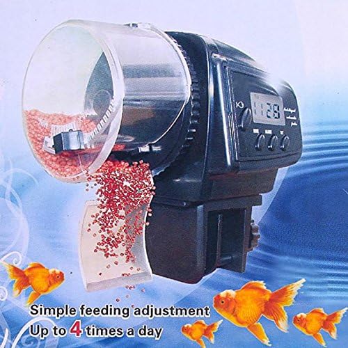 Digital LCD Automatic Aquarium Tank Automatic Fish Feeder Timer Food Feeding Electronic Fish Food Feeder Timer fish supplies
