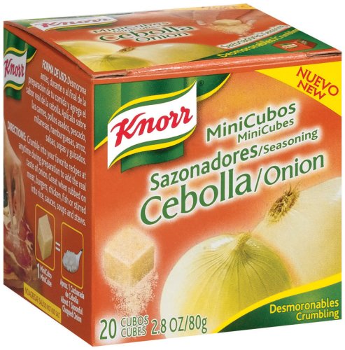 Knorr Seasoning Mini Cubes, Onion, 20-Count Boxes (Pack of 24) by Knorr